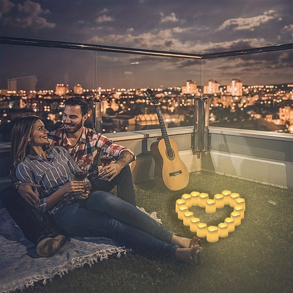 LED candle lights - Luci decorative notturne per feste