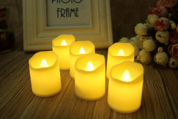 LED candle lights - Luci decorative notturne per feste