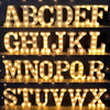 Alphabet LED light - battery-operated, versatile decor lamp