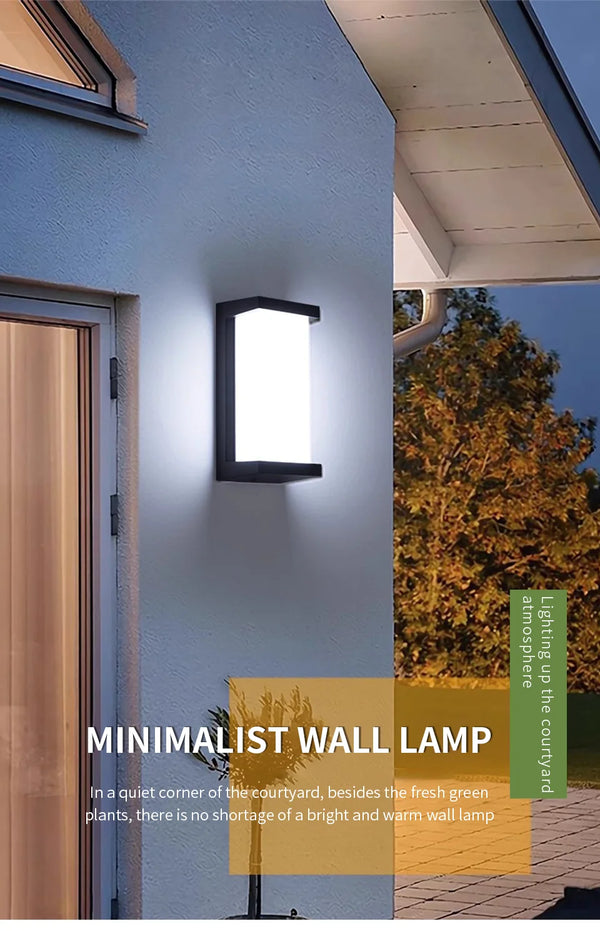 Outdoor LED light - waterproof, motion sensor, wall mountable