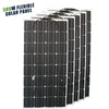 ASUNERGE 100–600 W Pannello Solare Monocristallino Flessibile – Impermeabile, Potenza Pieghevole per Camper & Barca