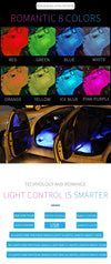RGB LED luce per auto - sincronizzazione USB con musica