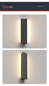 LED lámpara de pared exterior, impermeable, lámpara de jardín IP65
