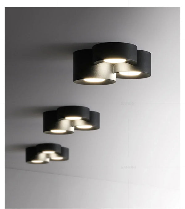 Luminaire de plafond LED - Métal, moderne pour chambre/salon