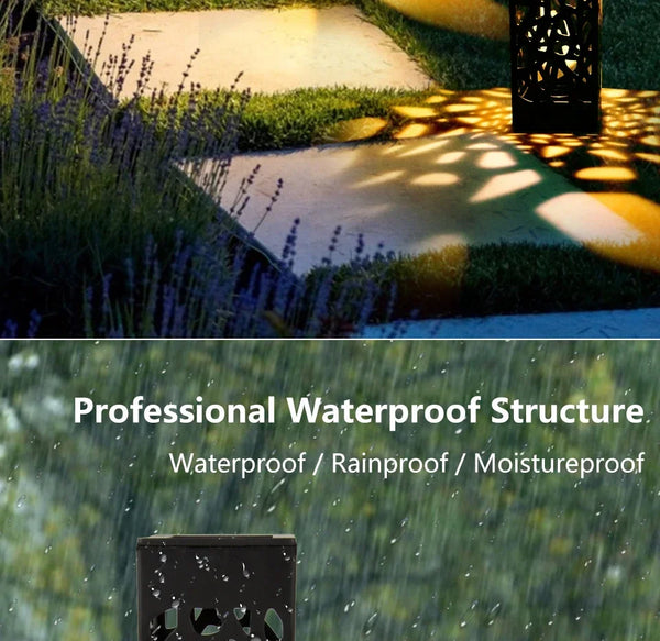 Solar garden light: waterproof, super bright LED pathway lamp