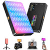 RGB LED video light - rechargeable, adjustable color temperature