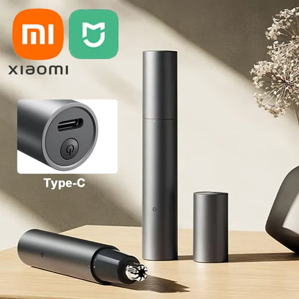 Xiaomi 2024 recortador de pelos de nariz eléctrico - portátil, recargable