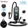 Chargeur EV Portable Teschev 3,5 kW – Courant réglable 8–16 A, IP65, Type 2/Type 1/GBT