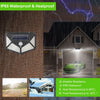 Solar LED garden light: waterproof, motion sensor