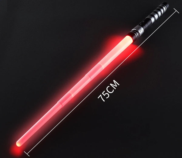 Spada laser giocattolo - 2 in 1, LED a 7 colori, spada luminosa di 75cm