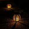 Solar LED garden lights: waterproof, metal lanterns
