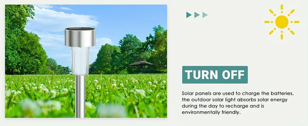 Solar garden lights: Impermeabili, illuminazione LED per percorsi paesaggistici