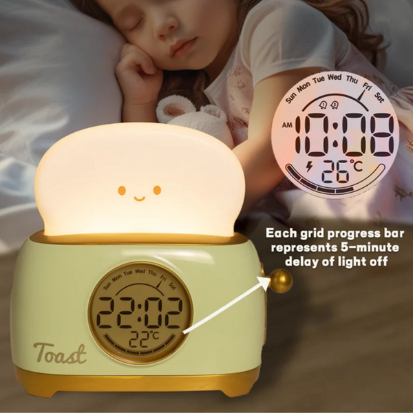 LED sveglia per bambini con allenatore del sonno e visualizzazione della temperatura