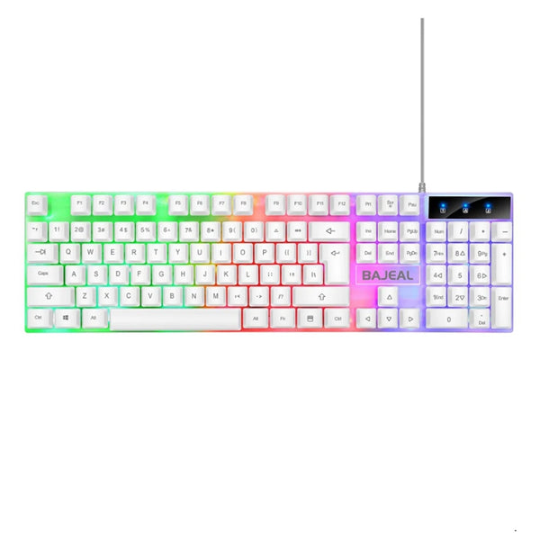 RGB gaming keyboard and mouse kit, wired/wireless, backlit