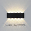 LED wall light - modern indoor/outdoor, up/down, 2W-10W
