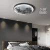 LED moon wall lamp for bedroom and living room decor