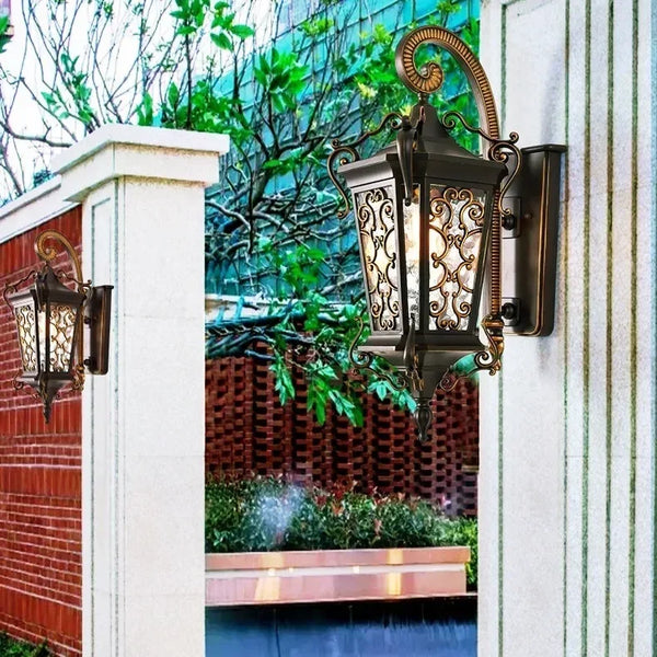 Waterproof outdoor wall light, super bright for garden and balcony