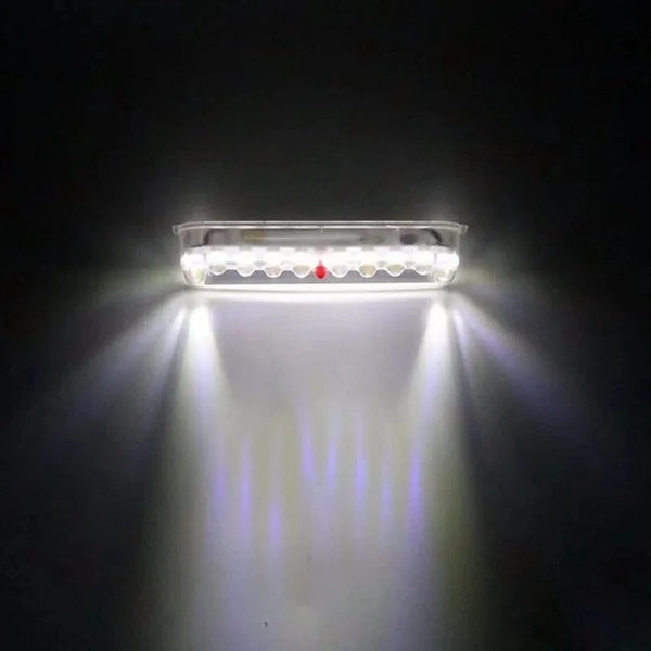 Solar LED car collision warning light, vibration sensor