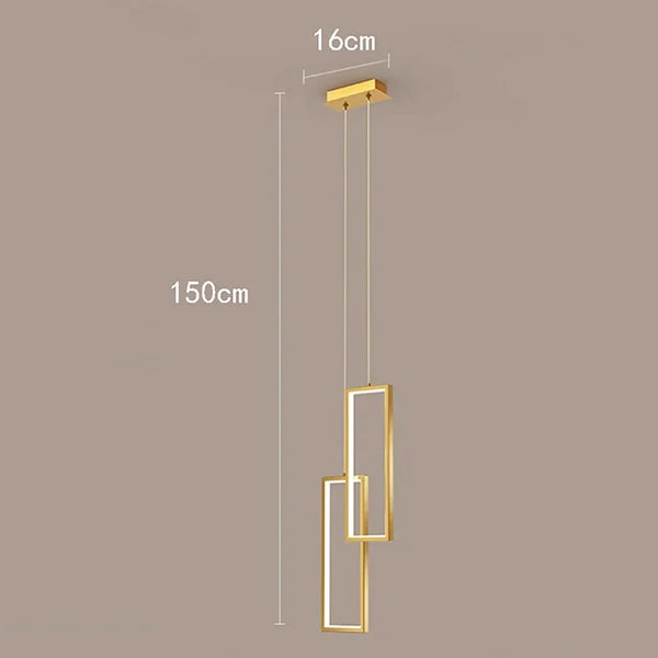 Nordic stair chandelier - LED pendant lights for home decor