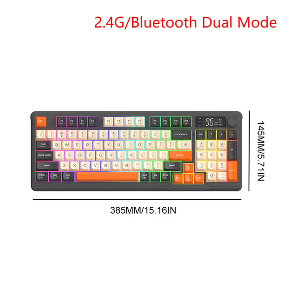 RGB gaming keyboard and mouse kit, wired/wireless, backlit