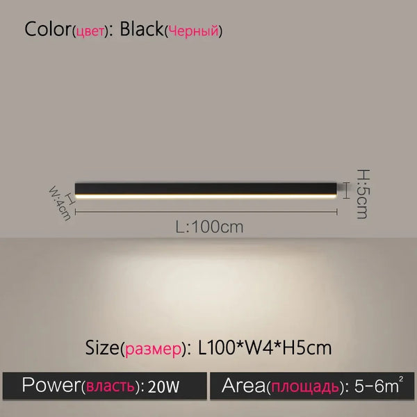 LED ceiling lamp - minimalist design for home & office