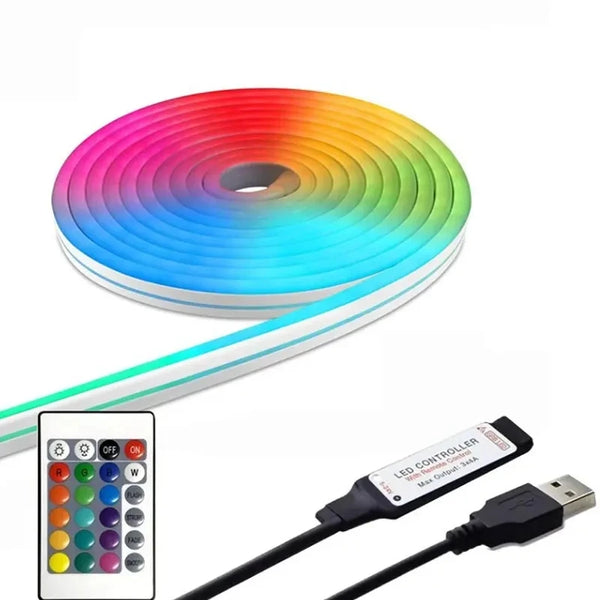 RGB LED strip lights: impermeabili, dimmerabili, 108Leds/M