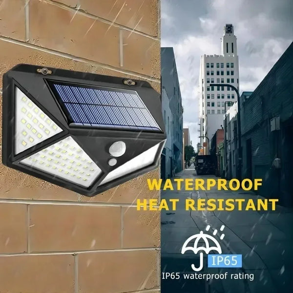 Solar LED garden light: waterproof, motion sensor