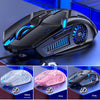 Gaming mouse wired - RGB, silent, 6-button, 3200 DPI