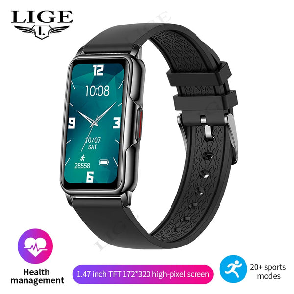 LEDmePlay Connect - Smartwatch for Android/iOS: waterproof, heart rate tracker