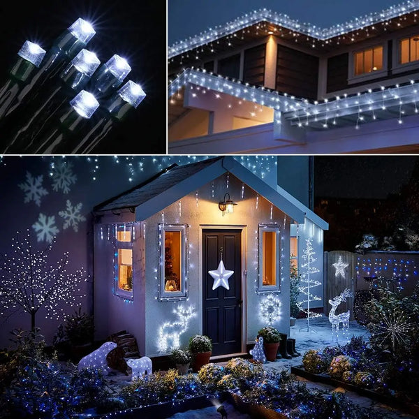 Solar fairy lights: waterproof, 8 modes, outdoor use
