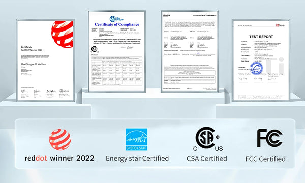 AFYEEV 3.6 kW Smart Portable EV Charger – Type 2/Type 1/GBT, 16 A, IP65