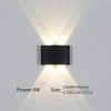 LED wall light - modern indoor/outdoor, up/down, 2W-10W