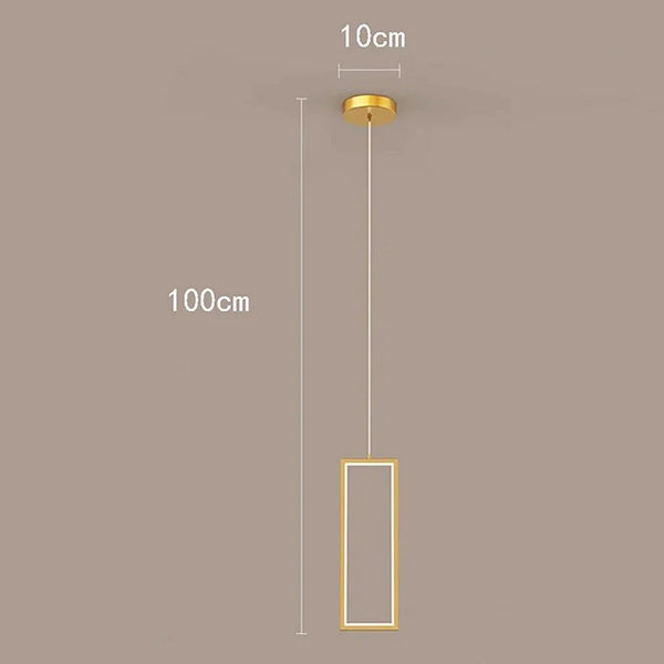 Nordic stair chandelier - LED pendant lights for home decor