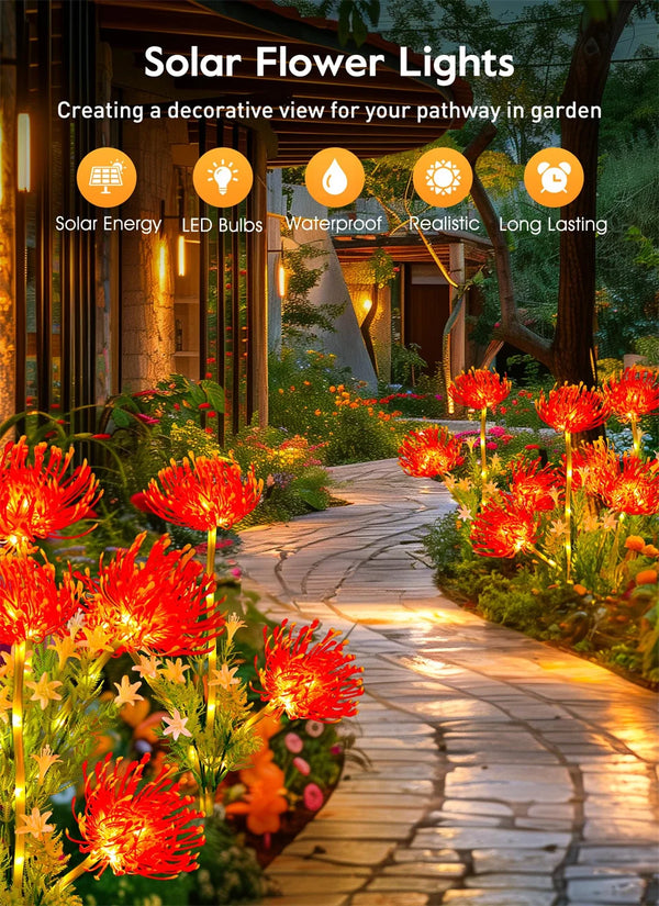 Lampes de jardin LED solaires : étanches, lampes décoratives pour aménagement paysager