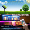 RGB solar LED strip lights - impermeabili, ricaricabili