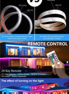 RGB solar LED strip lights - impermeabili, ricaricabili