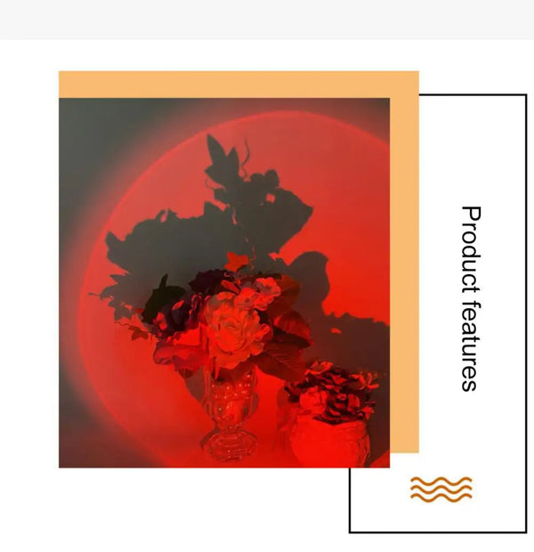 Sunset lamp RGB LED - parfaite pour les fêtes et la photographie