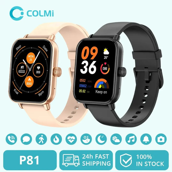LEDmePLAY Colmi smartwatch with voice call, 24H health monitor