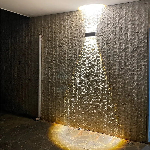 LED wall light - modern indoor/outdoor, up/down, 2W-10W