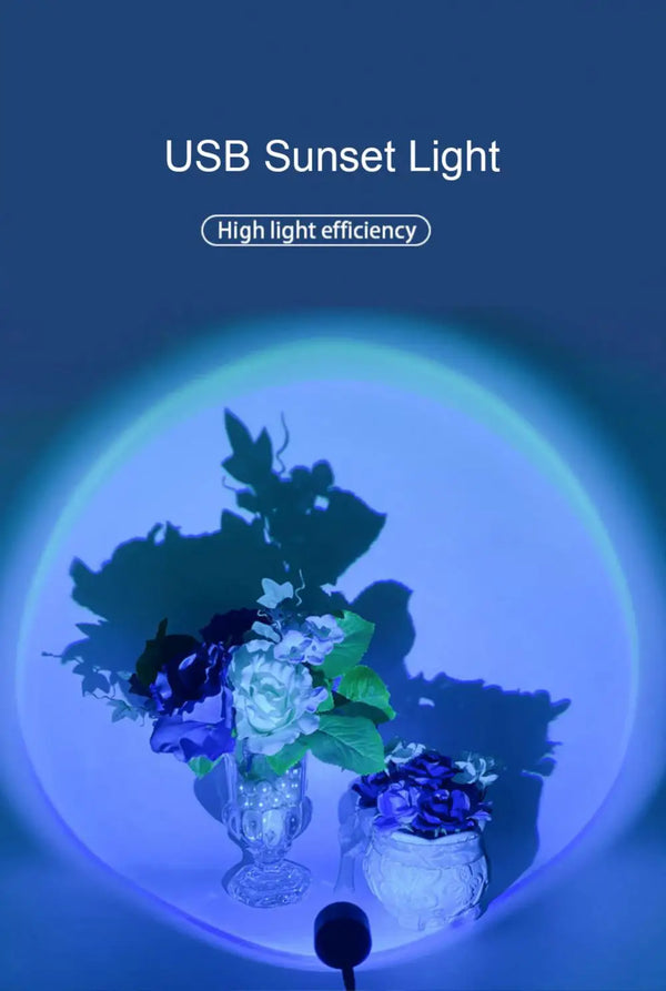 Sunset lamp RGB LED - parfaite pour les fêtes et la photographie