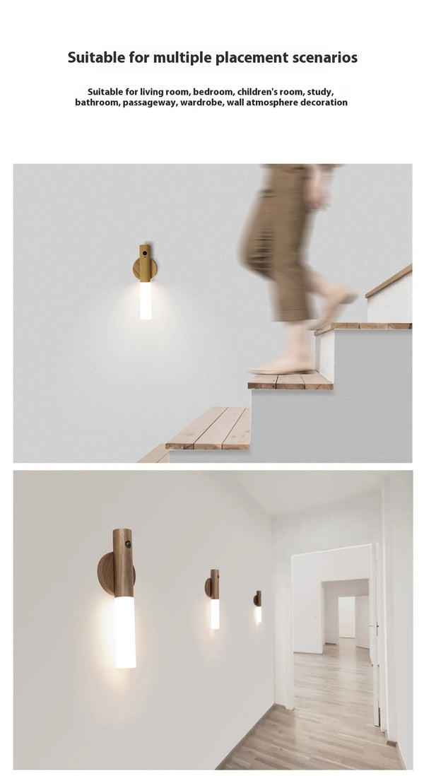 Motion sensor LED light - USB rechargeable for corridor/porch