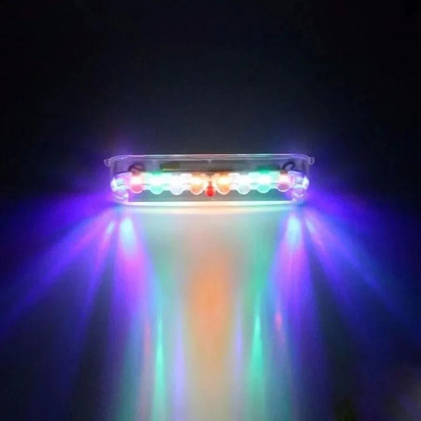 Solar LED car collision warning light, vibration sensor