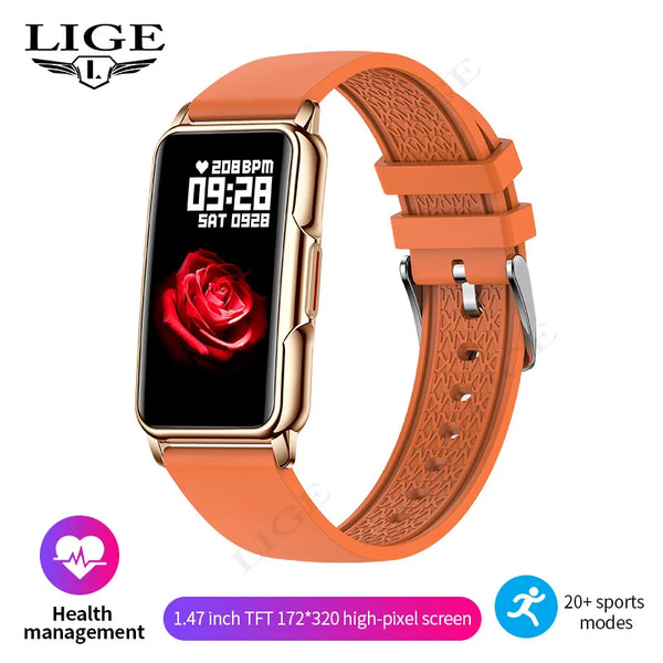 LEDmePlay Connect - Smartwatch for Android/iOS: waterproof, heart rate tracker