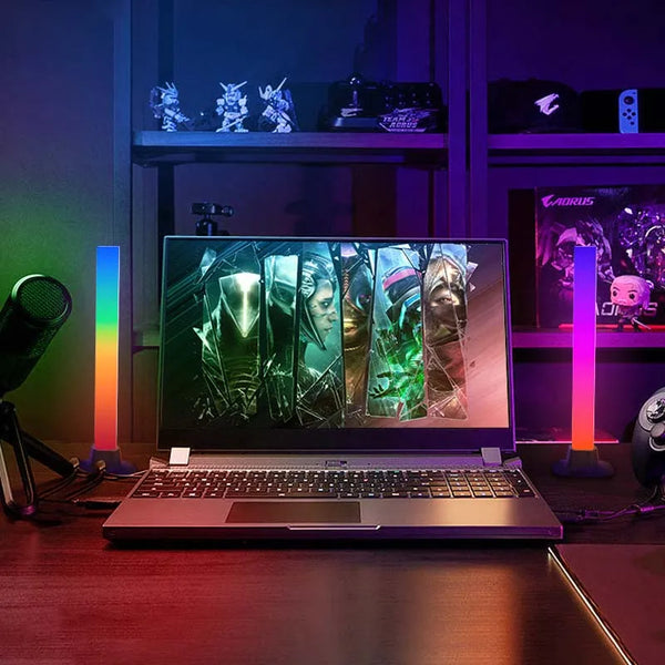 RGB LED gaming light with app control and dimming
