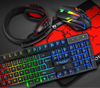 Combo de teclado y ratón para juegos RGB con diseño ergonómico