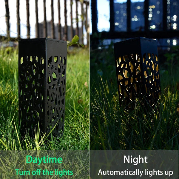 Solar garden light: waterproof, super bright LED pathway lamp