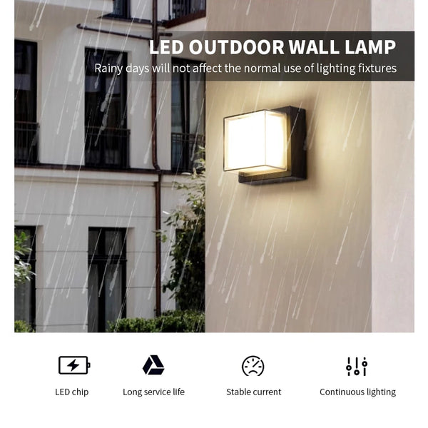 Outdoor LED light - waterproof, motion sensor, wall mountable