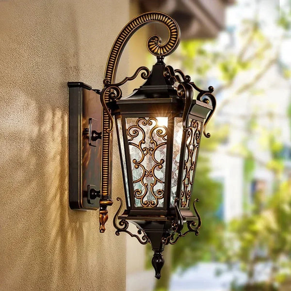 Waterproof outdoor wall light, super bright for garden and balcony