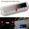 Solar LED car collision warning light, vibration sensor