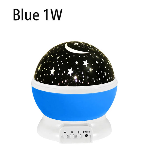 Nebula star projector for kids - 360 rotation, 12 colors